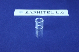 polished sapphire tube